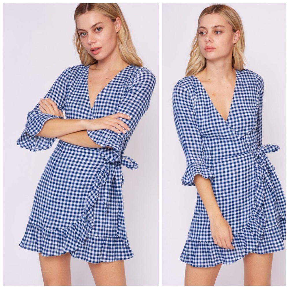 ! LAST 1! 💕Beautiful Cotton Gingham Dress! - Picture 4 of 4